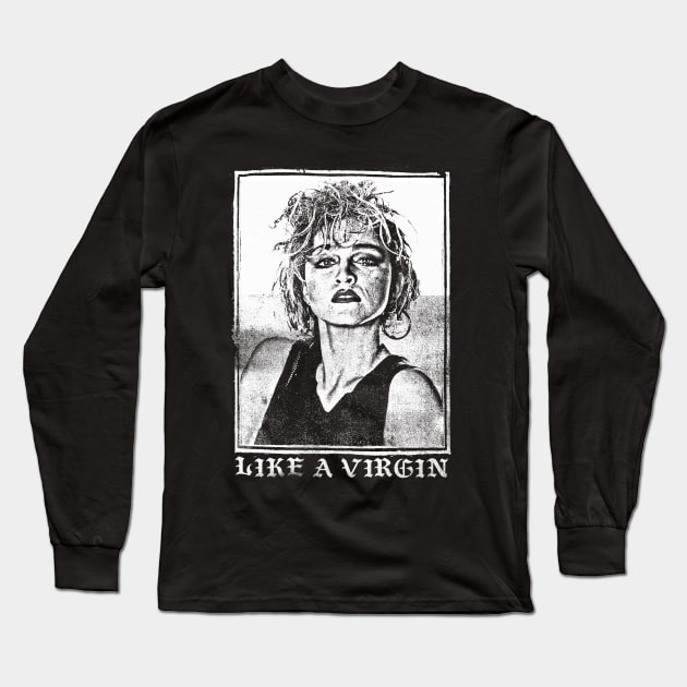 Like A Virgin // 80s Punksthetic Vintage Style // Long Sleeve T-Shirt by DankFutura